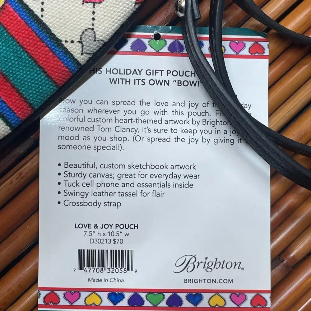 VINTAGE BRIGHTON Gift Bow Purse with ITS OWN BOW "Gift Pouch Purse" Clutch Bag - Picture 6 of 12